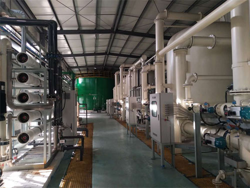 Desalted water treatment project