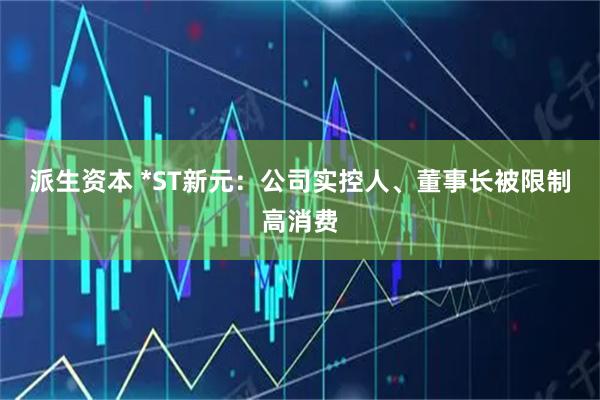 派生资本 *ST新元：公司实控人、董事长被限制高消费