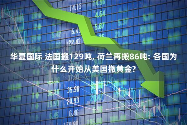 华夏国际 法国搬129吨, 荷兰再搬86吨: 各国为什么开始从美国撤黄金?